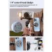 Magnetic Phone Holder for Tripod with 1/4 Inch Hole - Black - 6