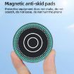 Magnetic Phone Holder for Tripod with 1/4 Inch Hole - Black - 9