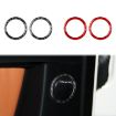 Mercedes-Benz G-Class W463 Rear Door Speaker Ring Sticker Red 2pcs Set - 2