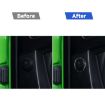 Mercedes-Benz G-Class W463 Rear Door Speaker Ring Sticker Red 2pcs Set - 5