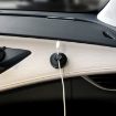 BEN.JACK Black Desktop Cable Storage & Headphone Holder - Tidy Organizer - 6