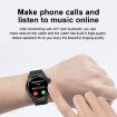 GT3Pro 1.28" Health Monitoring Smart Watch with NFC - Black Leather - 5
