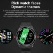 GT3Pro 1.28" Health Monitoring Smart Watch with NFC, Black Steel - 7