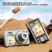 4K HD 60MP Dual Screen Selfie Camera, Optical Zoom, No Memory, White - 4