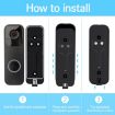 Blink Doorbell Backplate Replacement Part - White | Secure Your Entry - 5
