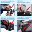Motorcycle Helmet Chin Clamp Mount for GoPro, DJI Osmo, SJCAM - Set 2 - 7