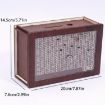 Light Brown Wooden Money Box Piggy Bank with Counter - 5000 Euros Capacity - 3