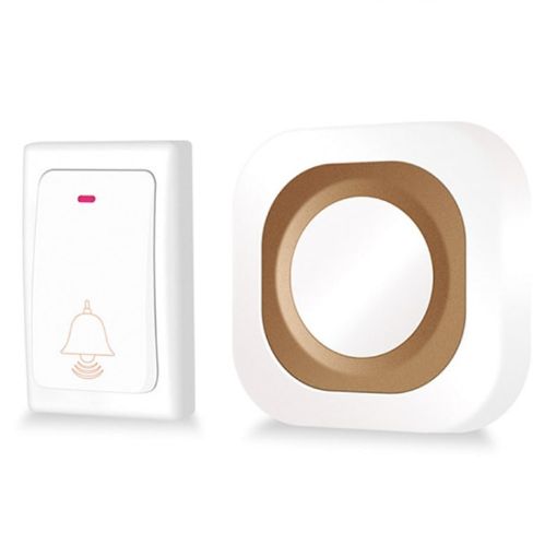 Wireless Smart Doorbell, Battery-Free, 1 For 1 White (UK Plug) - 1