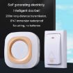 Wireless Smart Doorbell, Battery-Free, 1 For 1 White (UK Plug) - 7