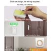 Wireless Smart Doorbell, Battery-Free, Remote Control, 1 For 1 Blue (US Plug) - 9