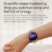 T8 1.3" Heart Rate/Blood Pressure/Blood Oxygen Smart Watch - Orange - 8