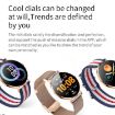 T8 1.3" Silver Gray Smart Watch - Heart Rate/Blood Pressure/Oxygen Monitor - 5