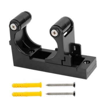 DEEMOUNT RCK-051 Bike Parking Buckle Wall Hook - Black - 1