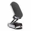 D11 Magnetic Folding Car Phone Holder - Rotatable Dashboard Stand Silver - 1