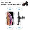 FAIK Silver Frosted Car Phone Holder Air Vent Gravity Sensor Bracket - 5