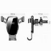 FAIK Black Mirror Car Phone Holder Air Vent Gravity Sensor Bracket - 3