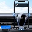FAIK Black Mirror Car Phone Holder Air Vent Gravity Sensor Bracket - 7