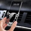 FAIK Car Phone Holder Air Vent Gravity Sensor Bracket, Silver Mirror - 2