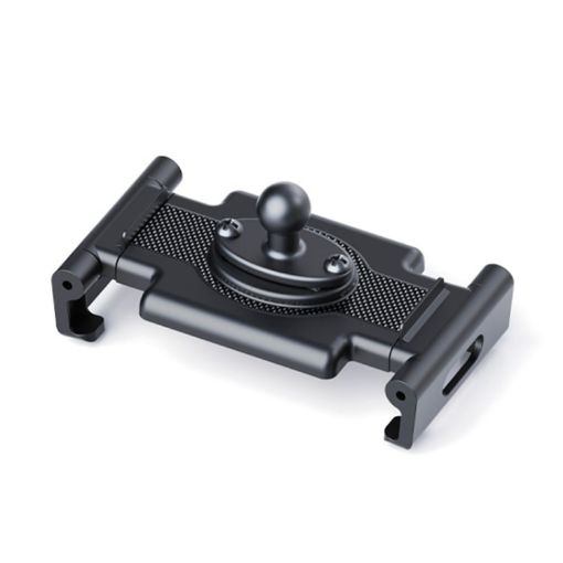 Folding Car Dashboard Phone Holder with Back Clip & Metal Oval Ball - 1