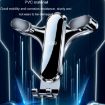 Triangle Gravity Sensor Car Phone Holder - Air Vent Adhesive Model BUDK - 7