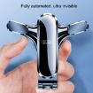 Triangle Gravity Sensor Car Phone Holder - Air Vent Mount, Bent Suction Cup - 3