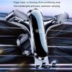 Triangle Gravity Sensor Car Phone Holder - Air Vent Mount, Bent Suction Cup - 5
