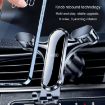 Triangle Gravity Sensor Car Phone Holder - Air Vent Mount, Hook Model - 8
