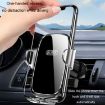 BUDK Anti-shake Car Phone Bracket - Air Vent Gravity Support Stand (Black) - 9
