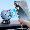 BaiLe Magnetic Car Phone Holder - Universal Dashboard Mount, Black - 2