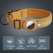 AirTag Tracker Dog Collar, Neoprene Lining, Reflective, Size S, Red - 3