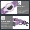 AirTag Tracker Dog Collar, Neoprene Lining, Reflective, Size S, Royal Blue - 4