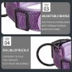 AirTag Tracker Dog Collar, Neoprene Lining, Reflective, Size S, Black - 5