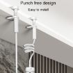 Punch-Free Surveillance Camera Mounting Bracket, Black 110cm Ceiling Rack - 3