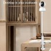 Punch-Free Surveillance Camera Mounting Bracket, Black 110cm Ceiling Rack - 5