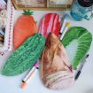 Bitter Melon 3D Vegetable Plush Pencil Pouch - Large Student Pen Case - 3