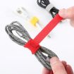 20pcs Nylon Tying Strap for Data Cable Storage, 10x100mm Black - 2