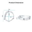 Meta Quest 3 VR Magnetic Eyeglasses Frame, Anti Blue Light Lens, Black - 6