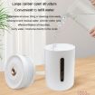1L White Desk Humidifier - Large Capacity, Aroma, Mute, Ambient Light - 5