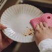 Absorbent Wood Pulp Cotton Rag Kitchen Cleaning Cloths - Random Color - 7