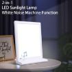 SAD White Noise Phototherapy Lamp with Music & Type-C Line, EU Plug - 9