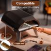 21" Wooden Handle Pizza Oven Brush w/ Stone Scraper, Stainless Steel Bristles - 7