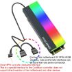 COOLMOON CM-M2A M.2 2280 SSD Cooler 5V ARGB Heatsink Gray - 7