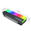 COOLMOON CM-M2A M.2 2280 SSD Cooler 5V ARGB Heatsink Gray - 8