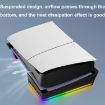 Sony PS5 Slim IPEGA PG-P5S021 RGB Stand with 4 USB HUBs - White - 5