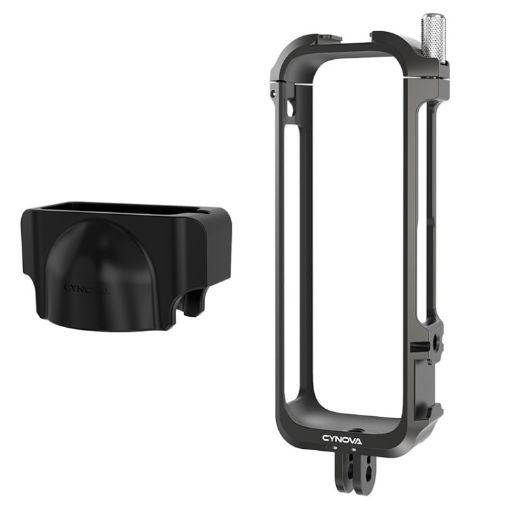 Insta360 X4 CYNOVA Metal Rabbit Cage & Lens Cover Set - Black Accessories - 1