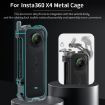 Insta360 X4 CYNOVA Metal Rabbit Cage & Lens Cover Set - Black Accessories - 2