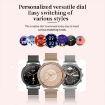 V60 1.39" Silver Steel Waterproof Bluetooth Call Health Smart Watch - 9
