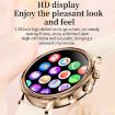 Gold Steel V60 1.39" Waterproof Bluetooth Call Smart Watch Health Monitor - 2