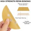 100pcs 5" 8-Hole Round Sanding Discs P400 Grit Sandpaper Sheets 125mm - 4