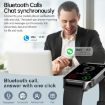 T12Pro 1.85" IP67 Waterproof Sports Health Bluetooth Call Smart Watch Black - 7